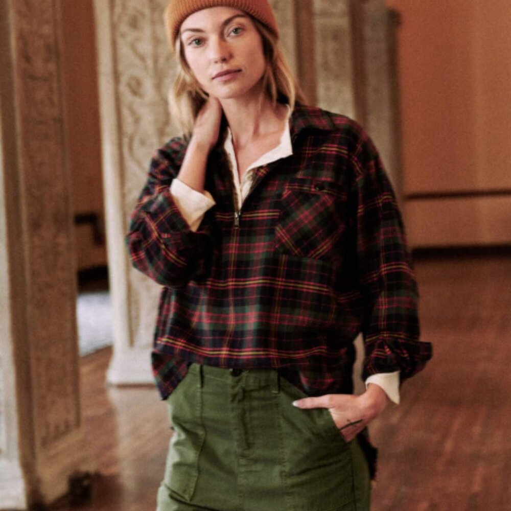 The Great The Mountaineer Plaid Pullover